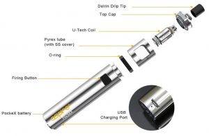 Aspire PockeX e-cigarette in detail