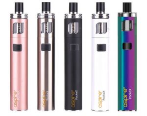 E-cigarette Aspire PockeX in different colours