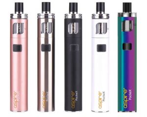 E-cigarette Aspire PockeX in different colours