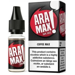 Aramax Coffee Max 10ml e-liquid bottle Ireland