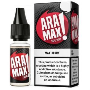 Aramax Max Berry 10ml e-liquid bottle Ireland