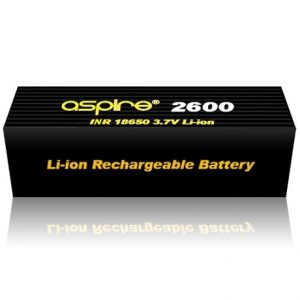 Aspire 18650 battery 2600mAh Packaging