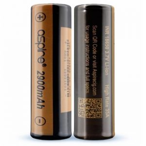 Aspire 18650 Battery Cells 2900mah