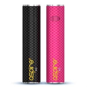 Aspire K3 Replacement Battery in black and pink colour