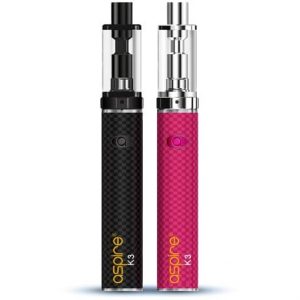 Aspire K3 starter kit in black and pink colour