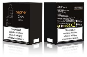 Aspire Zelos Packaging Box