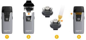 Refilling e-liquid to Nautilus AIO