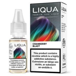 Liqua Cranberry Blast 10ml e-liquid bottle