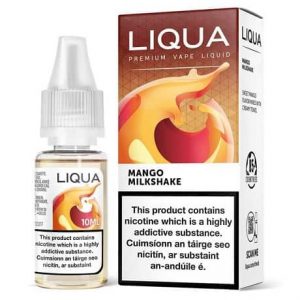 Liqua Mango Milkshake 10ml e-liquid bottle