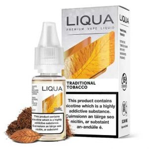 Liqua Traditional Tobacco 10ml e-liquid bottle vape