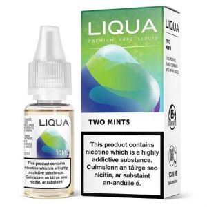 Liqua Two Mints 10ml e-liquid bottle new design