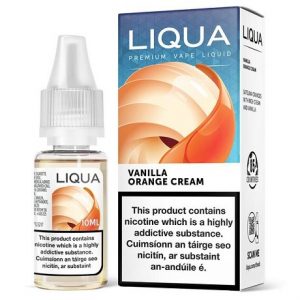 Liqua Vanilla Orange Cream 10ml e-liquid bottle