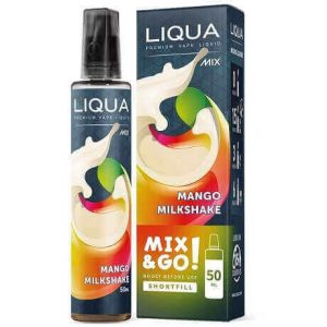Mango Milkshake e-liquid bottle by Liqua Mix&Go Shortfill