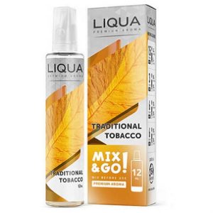 Traditional Tobacco eliquid bottle by Liqua Mix&Go