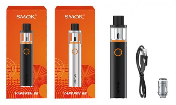 e-cigarette smok vape pen 22 packaging