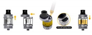 Guide to refill e-cigarette Aspire Tigon with an e-liquid