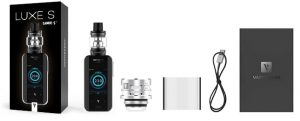 Vaporesso LUXE with SKRR packaging content