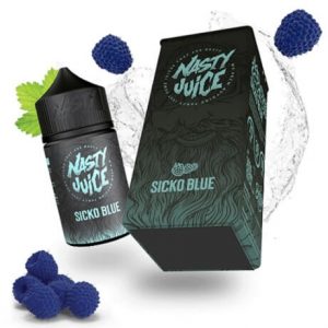 E-liquid 50ml bottle Sicko Blue by Nasty juice with fruits