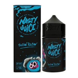 Slow Blow 60ml e-liquid bottle by Nasty Juice