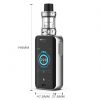 Vaporesso Luxe kit with SKRR Tank dimensions