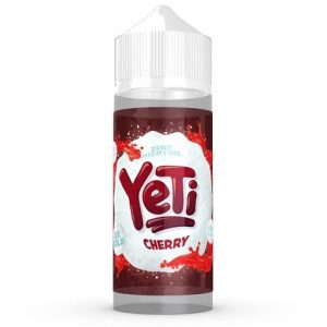 Yeti Cherry Ice 100ml e-liquid bottle with fruits and ice