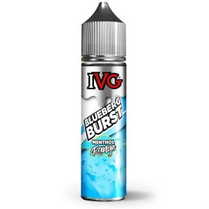 IVG Blueberg Burst Menthol Range 60ml Vape Juice Bottle