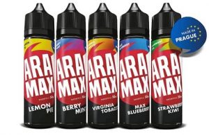 50ml Bottles of Aramax Shortfill e-liquid
