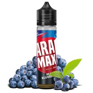 Aramax Max Blueberry 60ml Shorftill e-liquid bottle