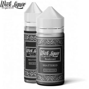 Wick Liquor Boulevard Shattered 50ml and 150ml vape juice bottle