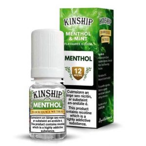 10ml E-liquid Bottle Kinship Menthol with nic strenght
