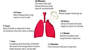 What happens when you quit smoking infographics