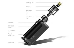 Detailed overview of e-cigarette Aspire Nautilus GT