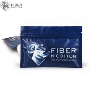 Fiber N' Cotton - Pack of DIY wicking cotton with logo