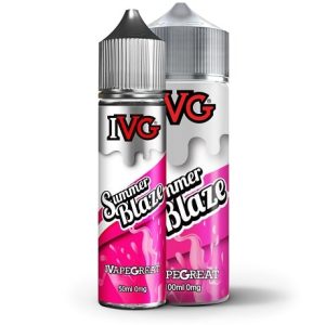 IVG Summer Blaze 60ml and 120ml vape juice bottles