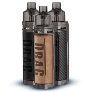 VooPoo DragX cover picture in Classic, Retro and Carbon Fiber