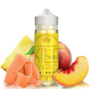 Pineapple Peach Sours 120ml vape juice by KILO with candy and fruits