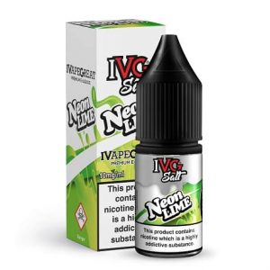 IVG Neon Lime 10ml nic salt e-liquid bottle