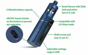 Innokin Coolfire Z50 Specifications