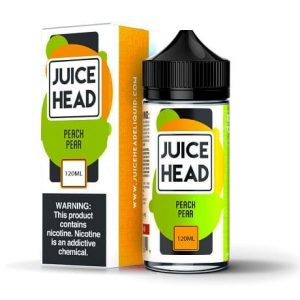 Juice Head Peach Pear 120ml Vape Juice Bottle