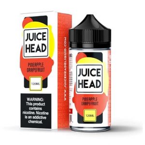 Pineapple and Grapefruit 120ml vape juice bottle by Juice Head
