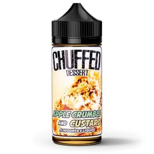 120ml Vape Juice by Chuffed Apple Crumble and Custard