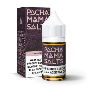 Pacha Mama Starfruit Grape 10ml nicotine salt e-liquid bottle