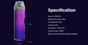 Vthru PRO Specifications