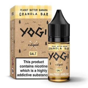 Yogi Peanut Butter Banana Granola Bar 10ml salt e-liquid bottle