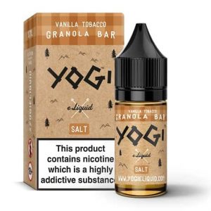 Yogi Vanilla Tobacco Granola Bar 10ml salt e-liquid bottle