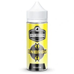 Vape Monster Yellow Energy Pineapple Vape Juice 120ml Bottle