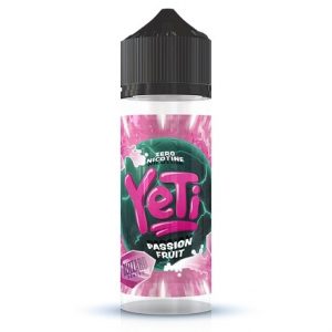 Yeti Blizzard Passion Fruit 120ml e-liquid bottle