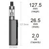 Aspire K Lite E-cigarette Weight and Dimensions