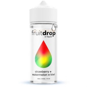 FruitDROP Strawberry Watermelon Kiwi 120ml e-liquid bottle