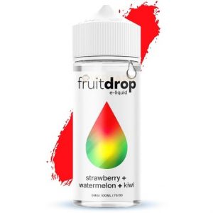 FruitDrop Strawberry Watermelon Kiwi 120ml E-liquid with splash